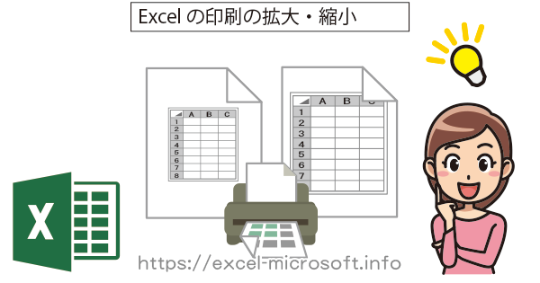 拡大印刷や用紙に合わせて縮小印刷する手順｜Excel(エクセル)の使い方